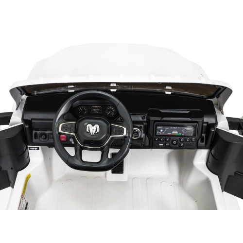 Straż Pożarna Pojazd RAM 3500 na Akumulator Biały JJ2599